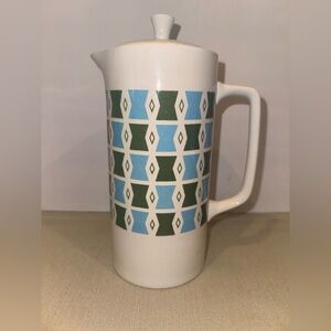 Vintage Harmony House MALIBU Ironstone Coffee Teapot Server Pitcher 4278 Japan